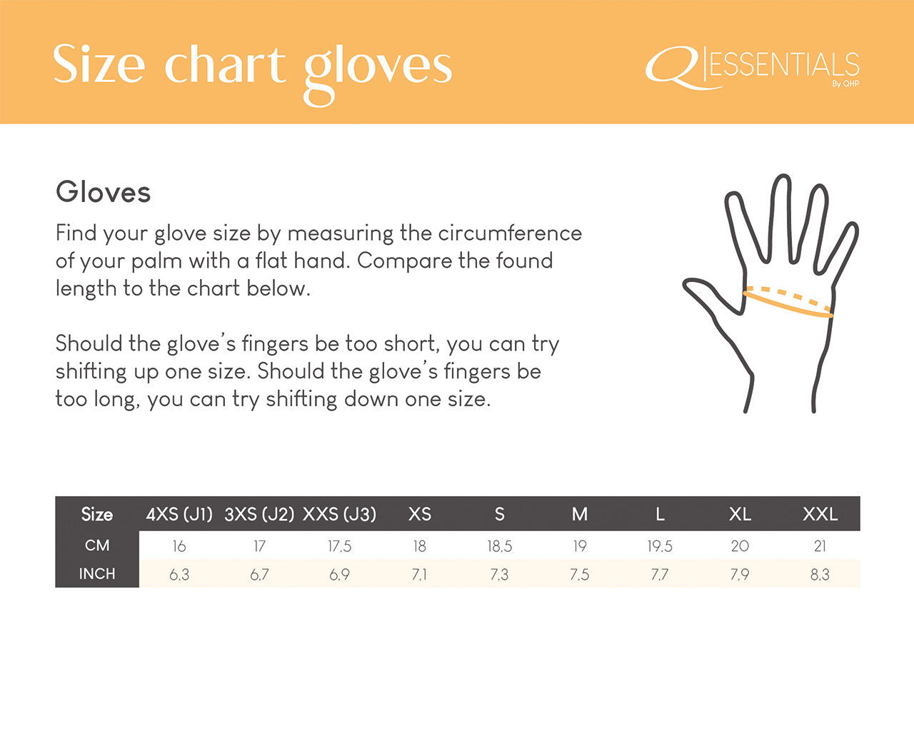 Guantes Glove Multi QHP para equitación - vista 5