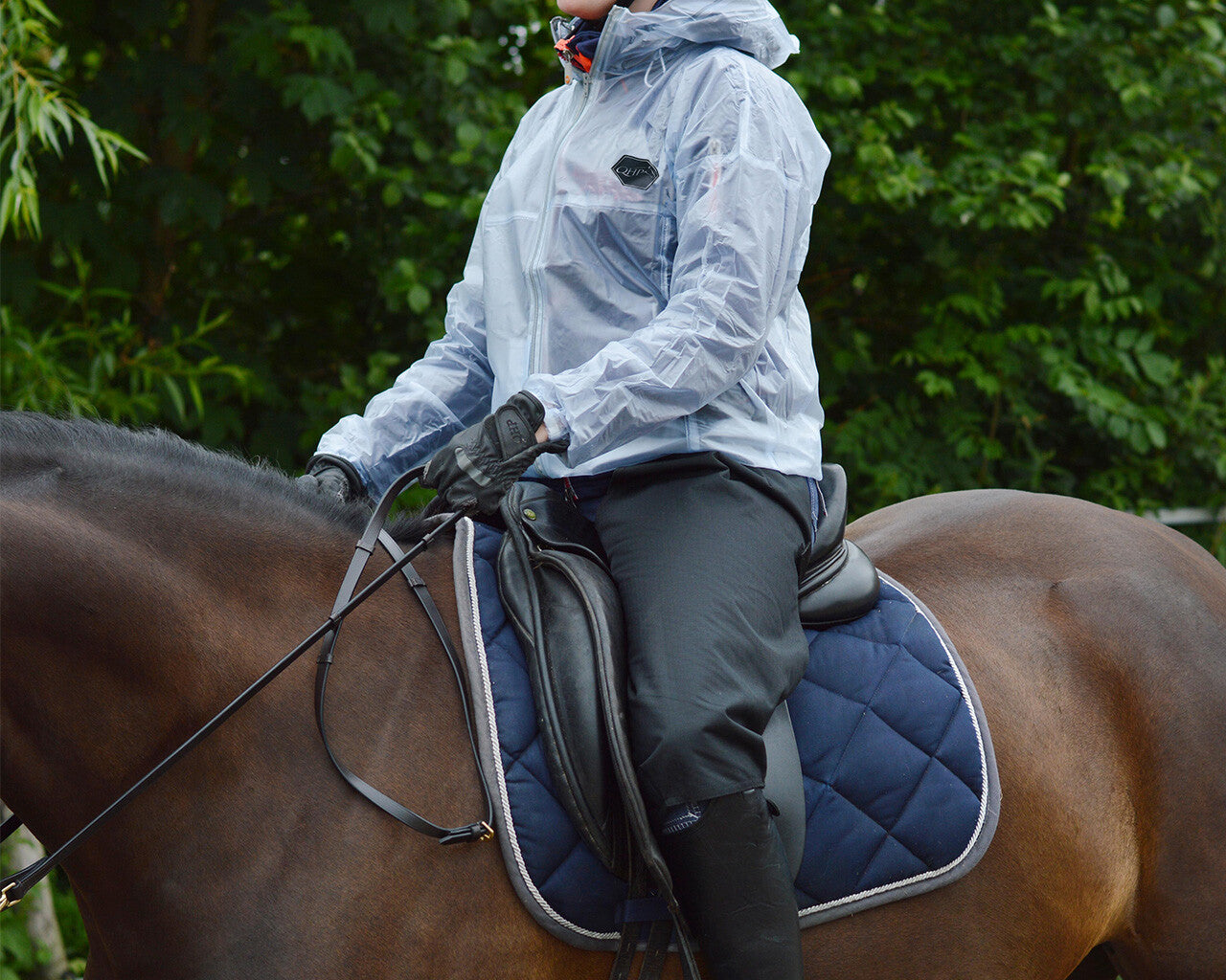 Raincoat QHP para equitación - vista 16
