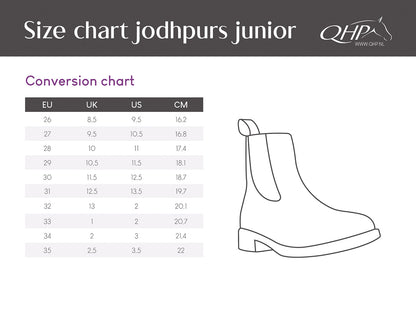 Mallas Jodhpur Manilla Junior QHP para equitación - vista 3