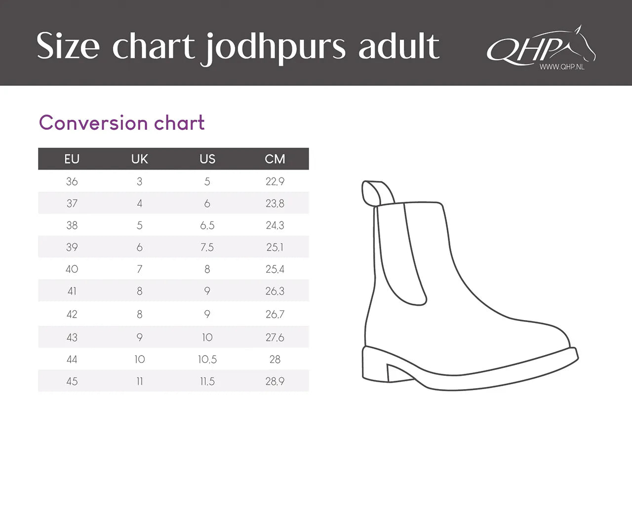 Mallas Jodhpur Manilla QHP para equitación - vista 4