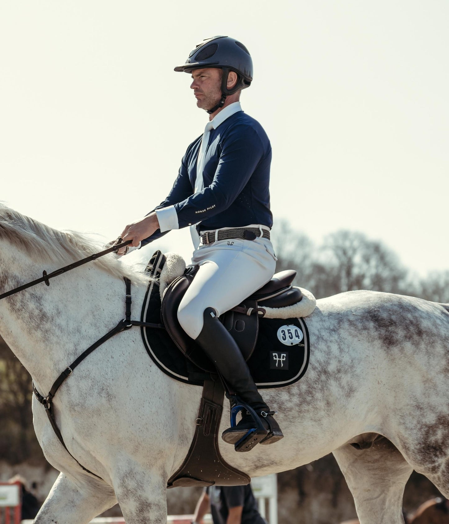 Chalecos airbag Aerolight manga larga Competition for Men 1.0 Horse Pilot para equitación - vista 12