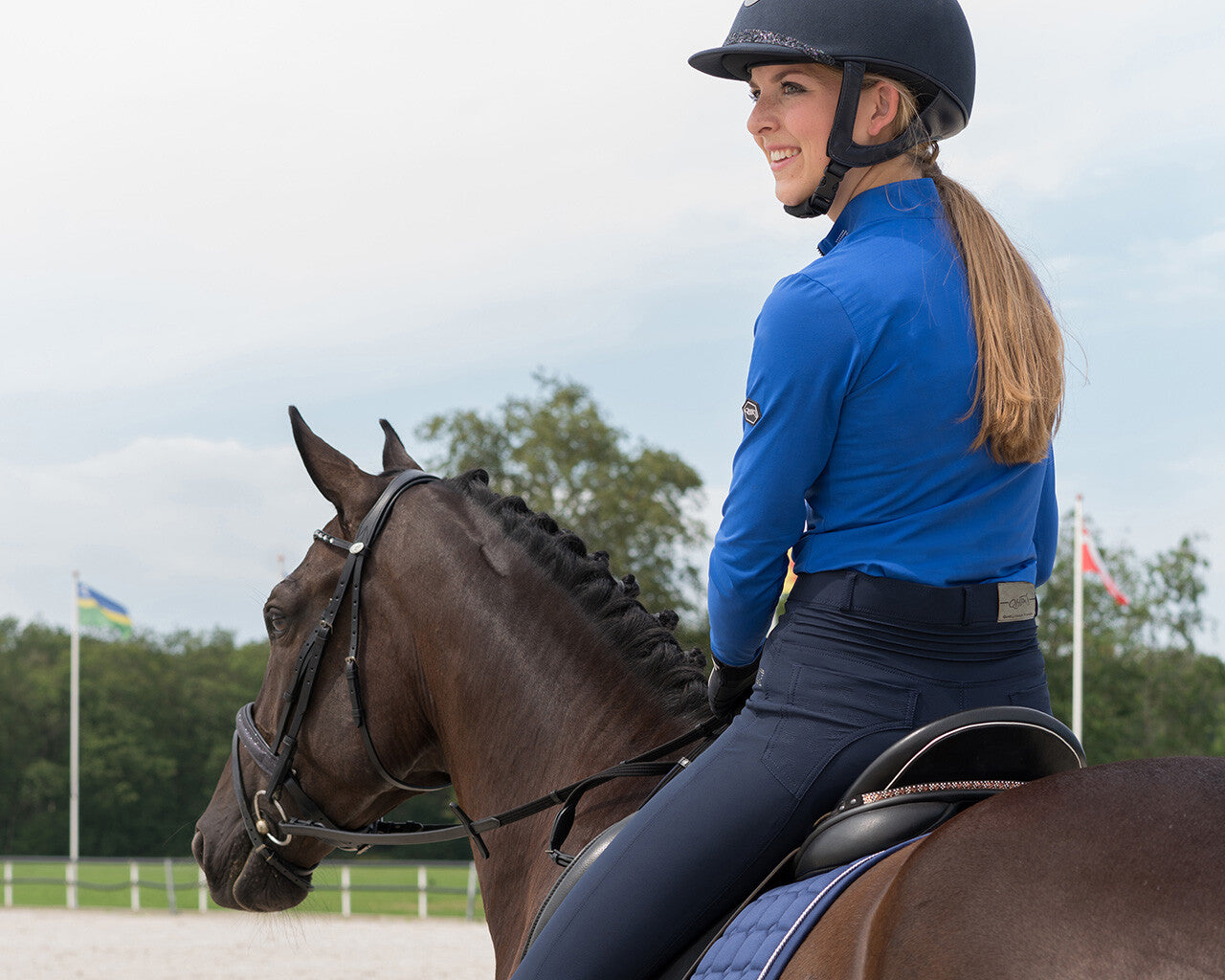 Accesorio ecuestre Silla jewel Macey QHP para equitación - vista 6