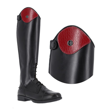 Botas de equitación QHP Exchangeable parte superior Romy Croco para equitación