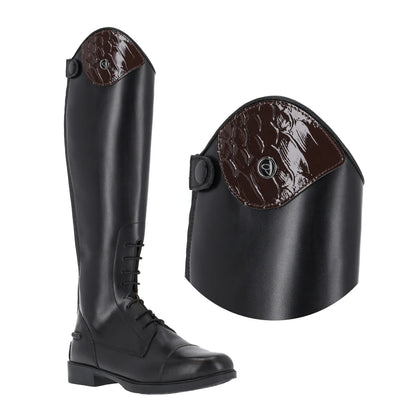 Botas de equitación QHP Exchangeable parte superior Romy Croco para equitación - vista 4