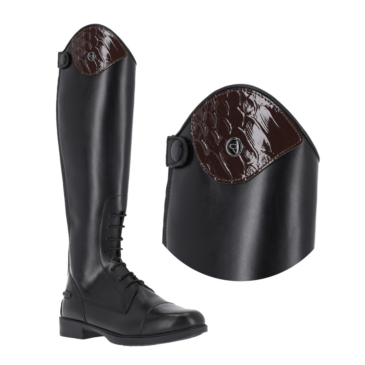 Botas de equitación QHP Exchangeable parte superior Romy Croco para equitación - vista 11