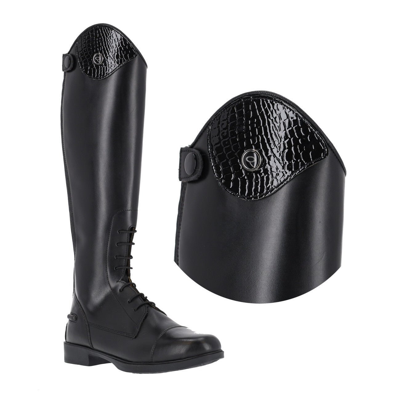 Botas de equitación QHP Exchangeable parte superior Romy Croco para equitación - vista 17
