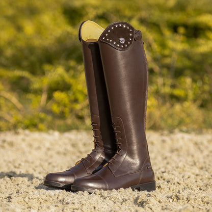 Botas de equitación QHP Exchangeable parte superior Romy Crystal para equitación