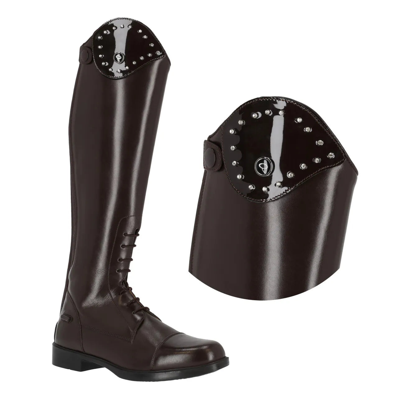 Botas de equitación QHP Exchangeable parte superior Romy Crystal para equitación - vista 4