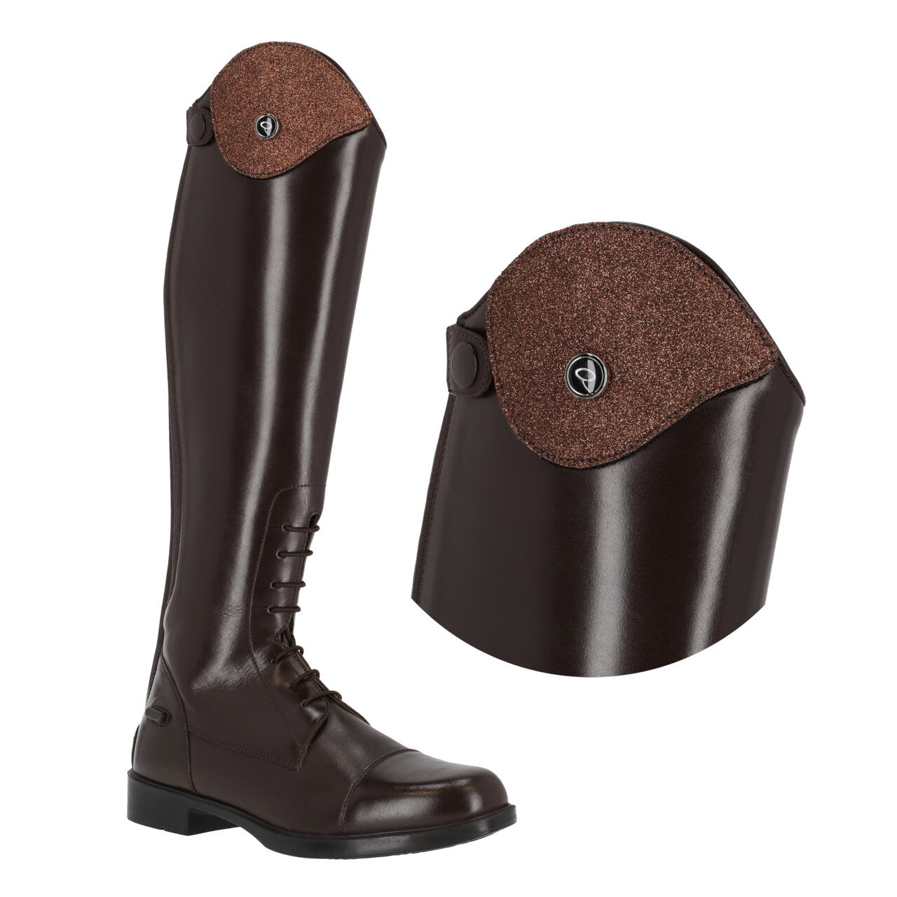 Botas de equitación QHP Exchangeable parte superior Romy Glitter para equitación - vista 3