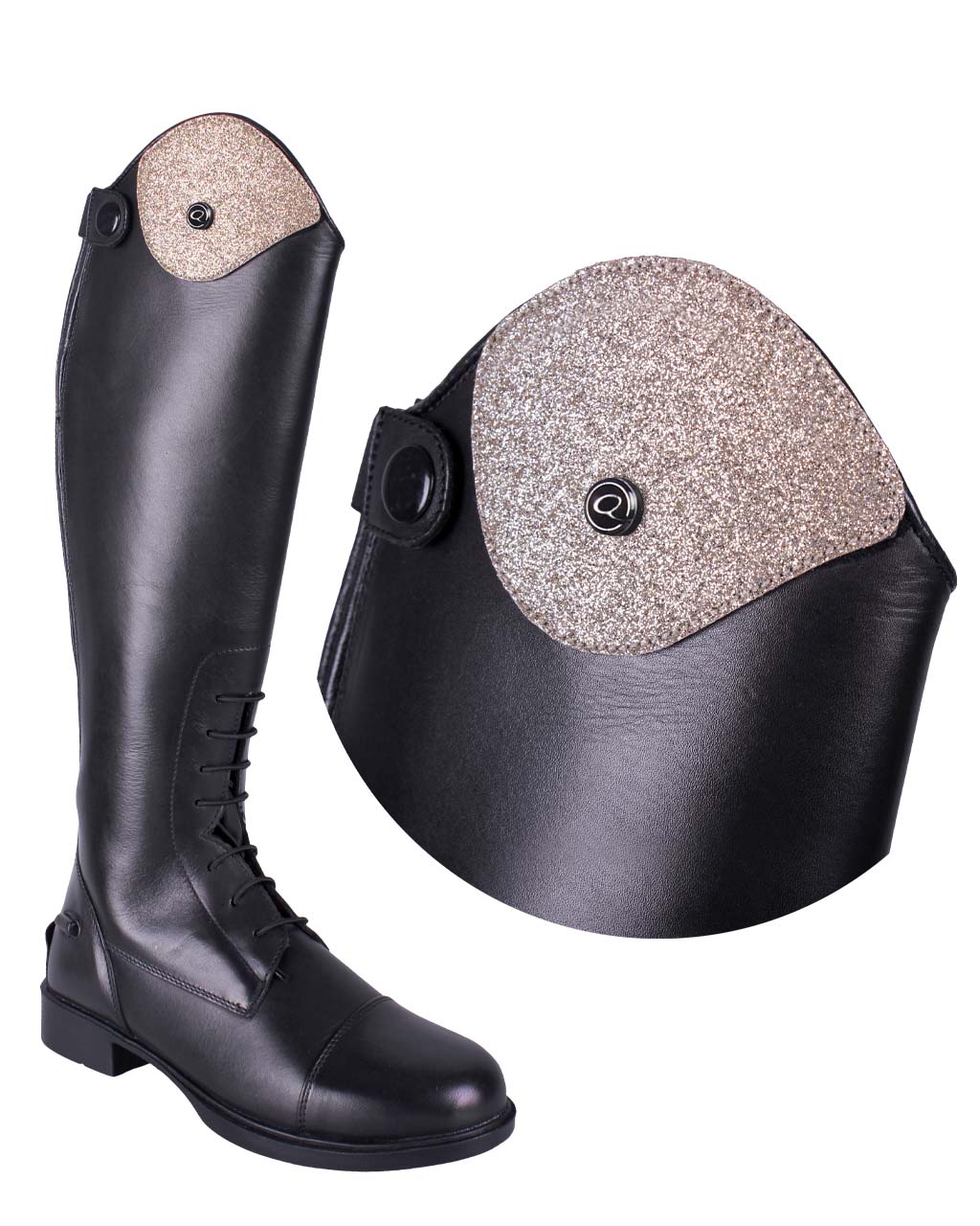 Botas de equitación QHP Exchangeable parte superior Romy Glitter para equitación - vista 17