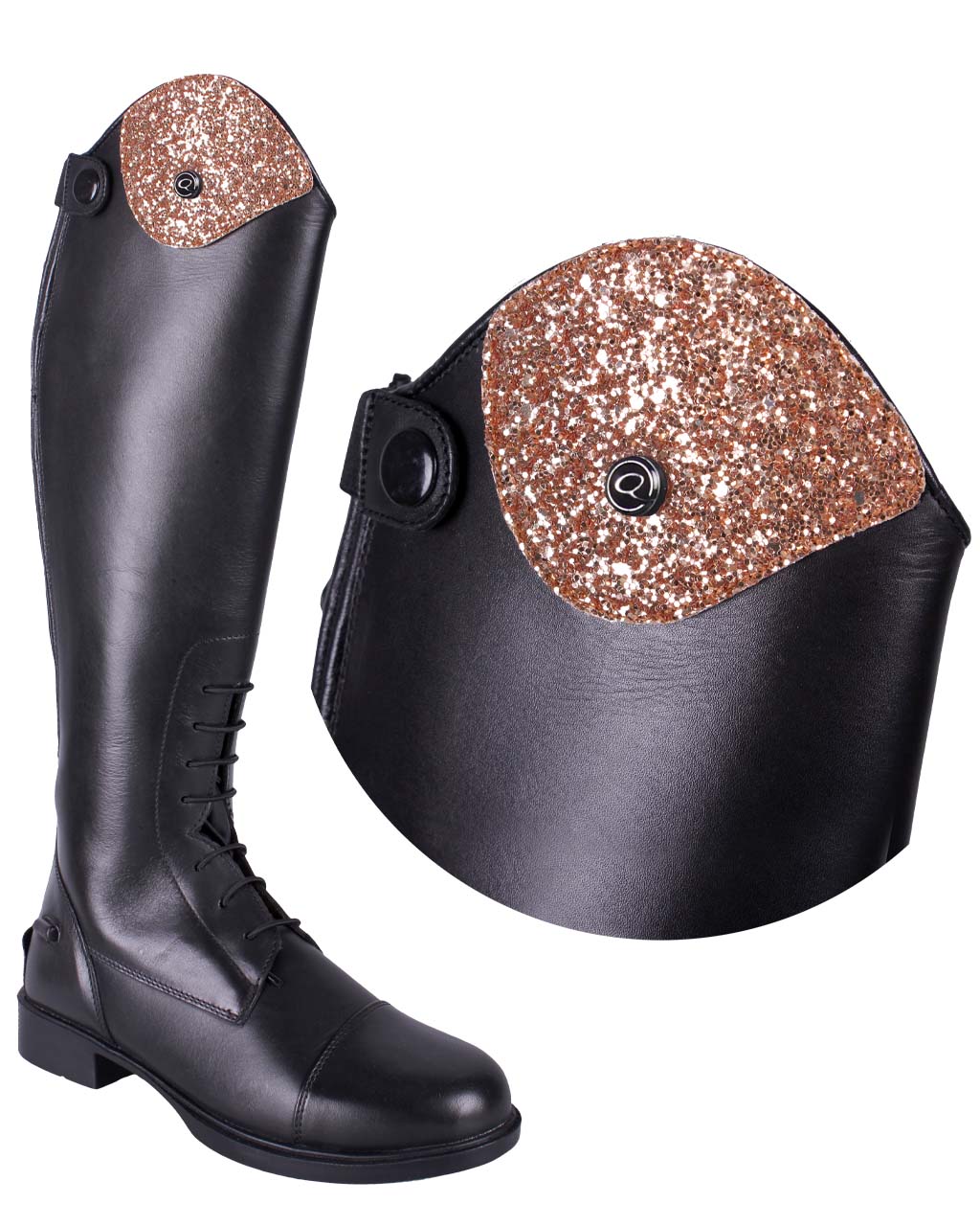 Botas de equitación QHP Exchangeable parte superior Romy Sparkle para equitación - vista 7