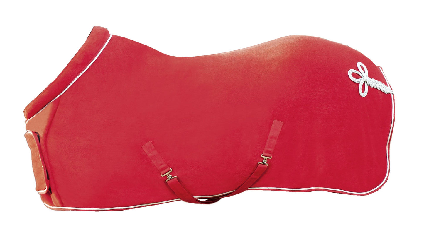 Manta para caballo HKM Fleece Rug with Collar detalle 4