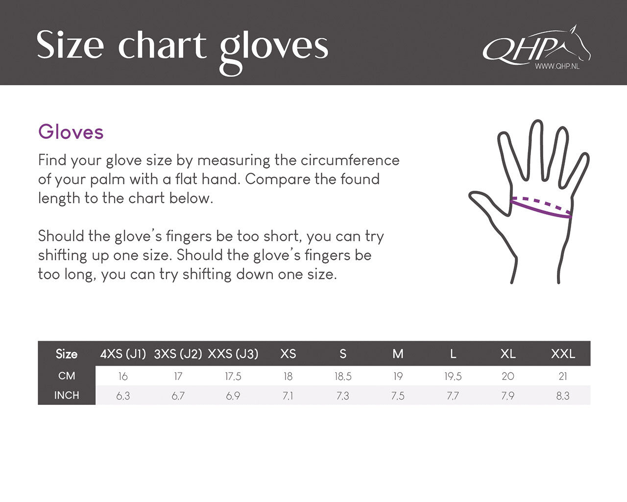 Guantes Glove Siberi� impermeable QHP para equitación - vista 9