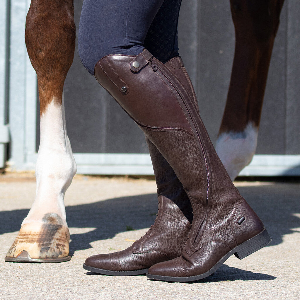 Botas de equitación QHP Tamar Adult wide para equitación