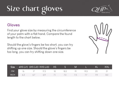 Guantes Glove Vienna impermeable QHP para equitación - vista 9