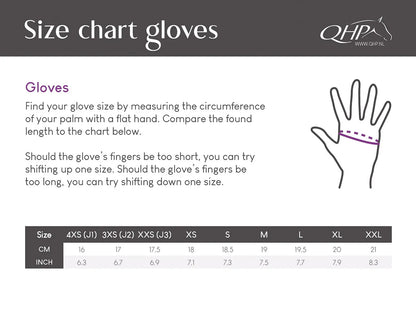 Guantes Glove Vienna impermeable QHP para equitación - vista 10