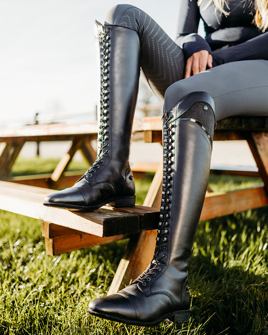 Botas de equitación QHP infantiles Hailey Junior para equitación - vista 13