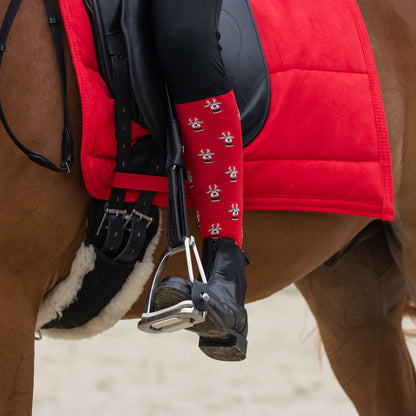 Knee stockings Christmas (2-pack) QHP para equitación