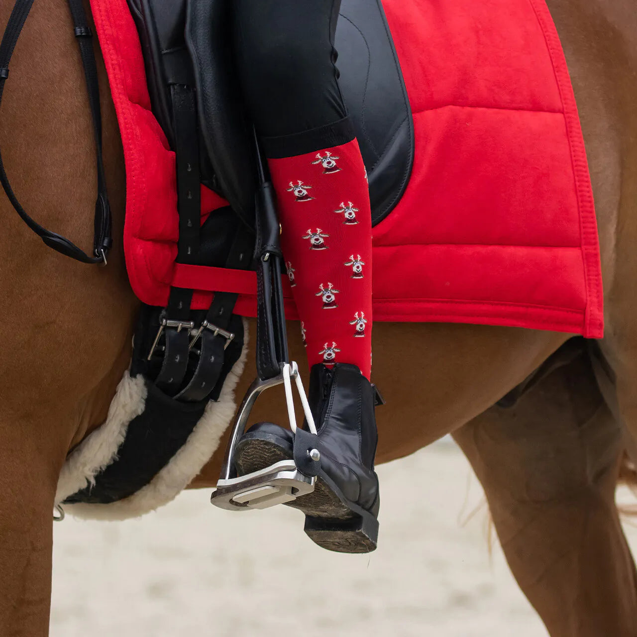 Knee stockings Christmas (2-pack) QHP para equitación - vista 2