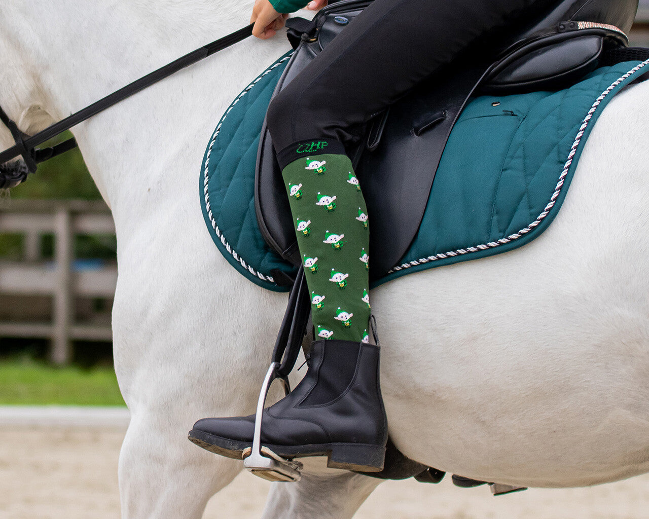 Knee stockings Christmas (2-pack) QHP para equitación - vista 11