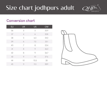 Mallas Jodhpur Tulsa Adult QHP para equitación - vista 5