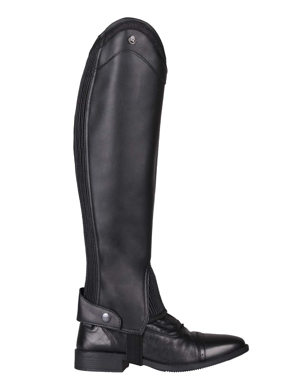 Polainas QHP Chap Shimmer Adult low wide para equitación