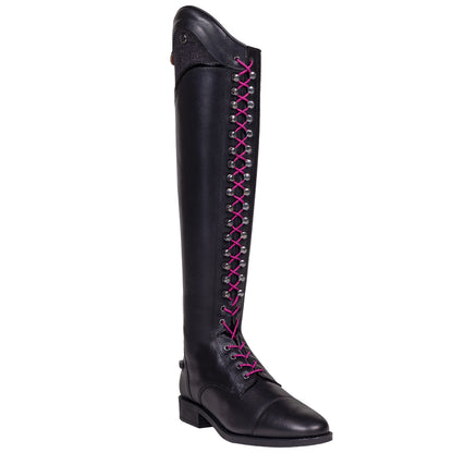 Botas de equitación QHP Accesorio para Elasticized laces glitter extra long para equitación