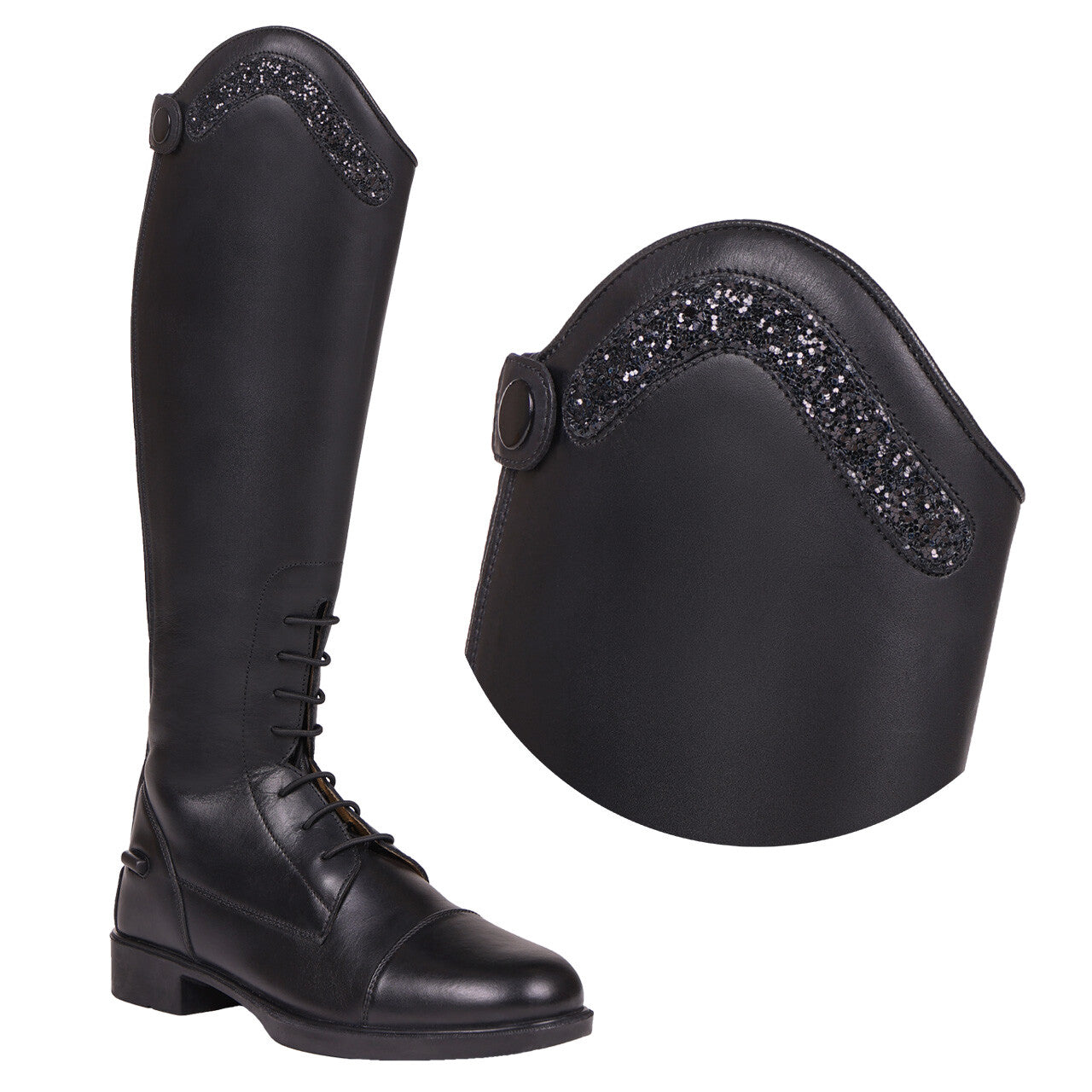 Botas de equitación QHP Exchangeable parte superior Jaimy sparkle para equitación - vista 3