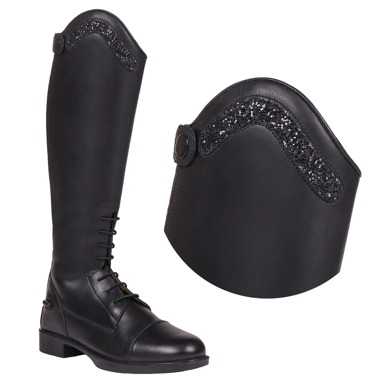 Botas de equitación QHP Exchangeable parte superior Jaimy sparkle para equitación - vista 4