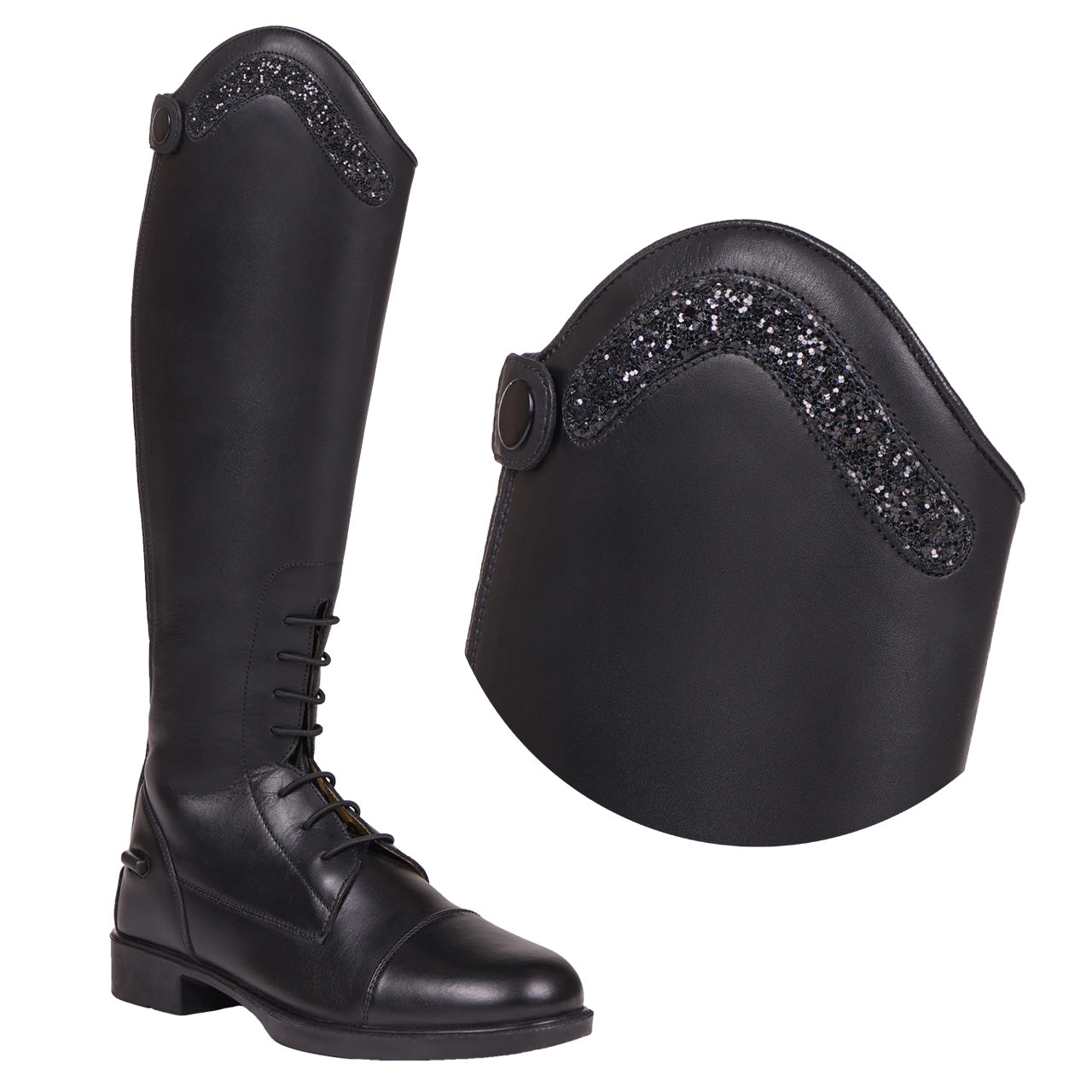 Botas de equitación QHP Exchangeable parte superior Jaimy sparkle para equitación - vista 8