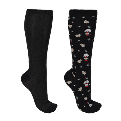 Knee stockings Christmas (2-pack) QHP para equitación - vista 6