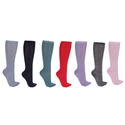 Knee stockings Week colección (7-pack) QHP para equitación
