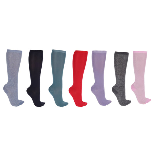 Knee stockings Week colección (7-pack) QHP para equitación