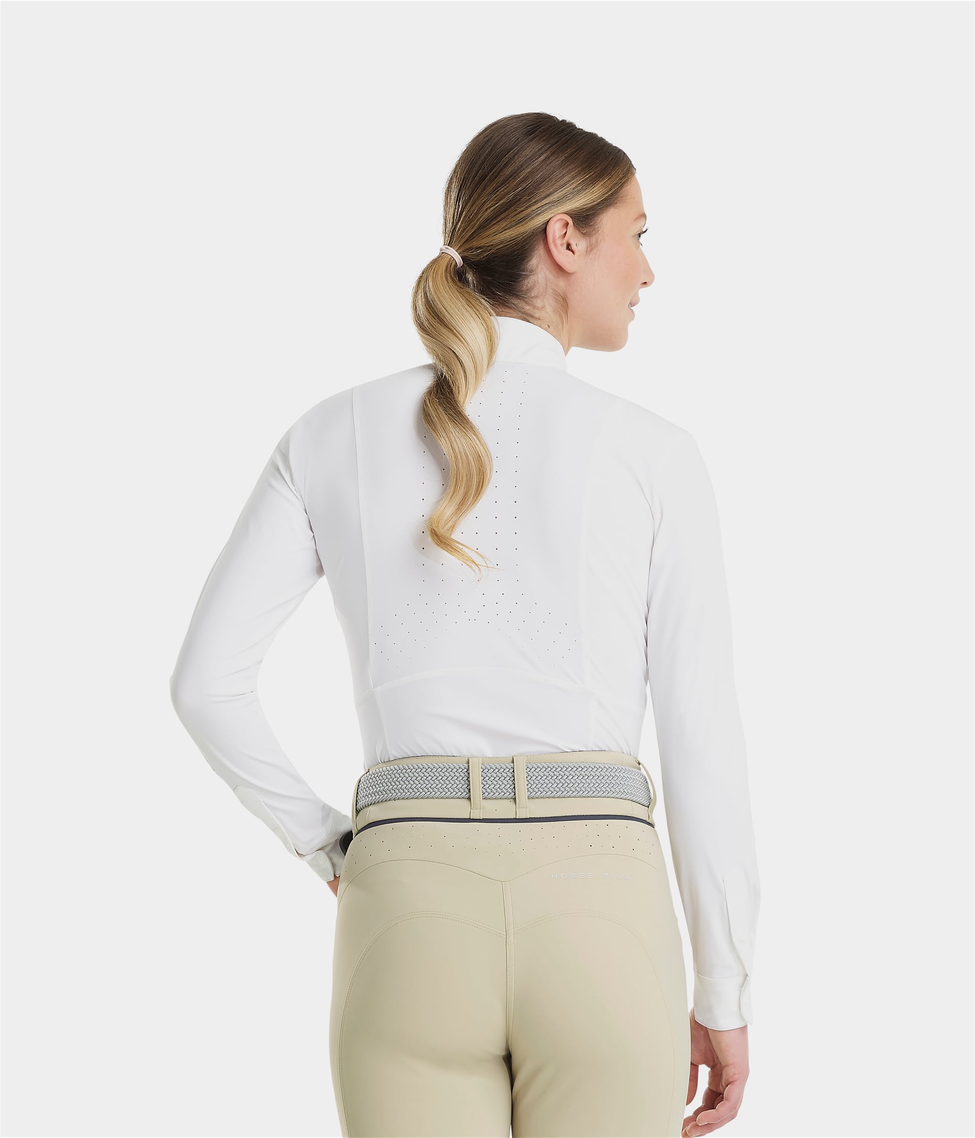 Monica Long-Sleeved camisa de concurso para mujer Horse Pilot para equitación - vista 7