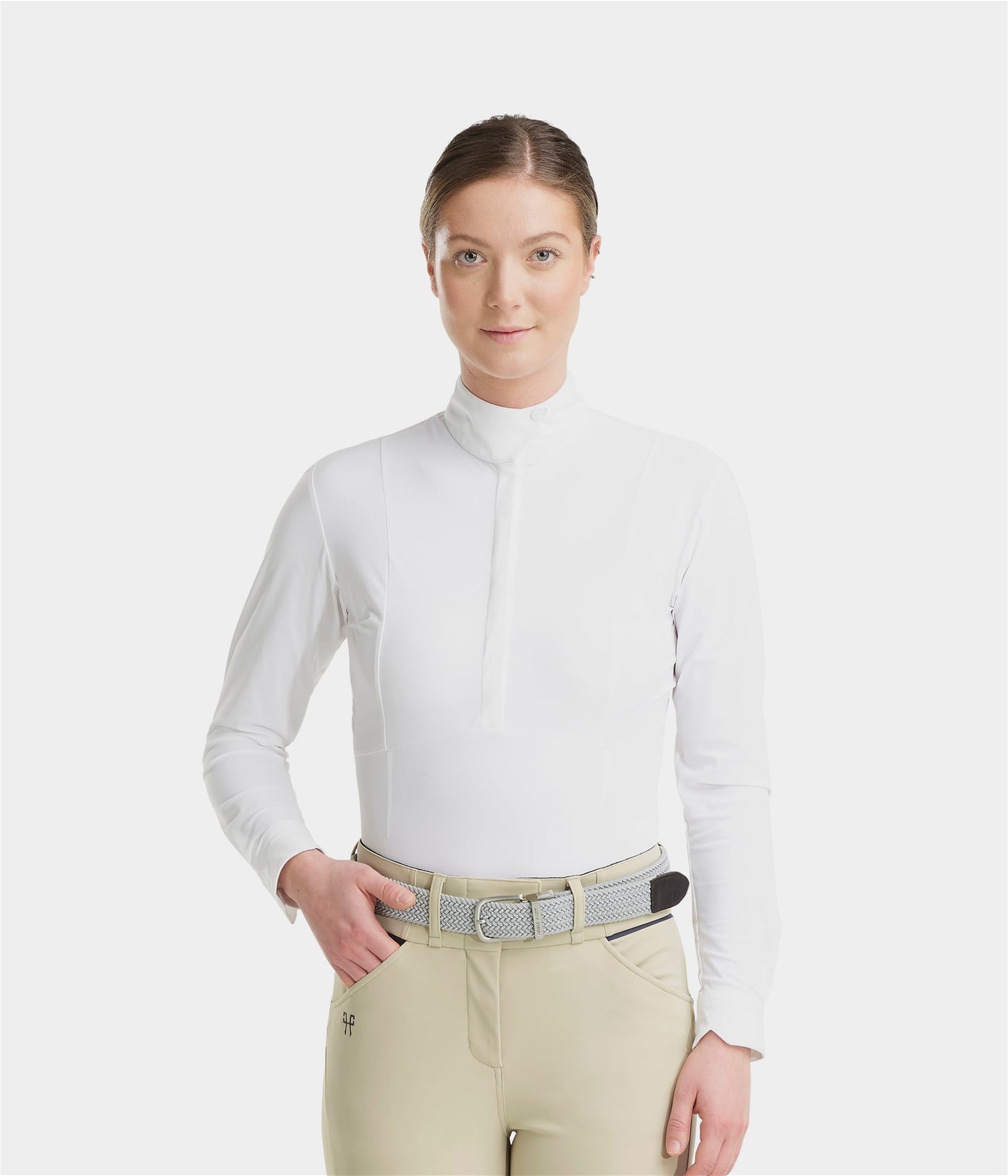 Monica Long-Sleeved camisa de concurso para mujer Horse Pilot para equitación - vista 8