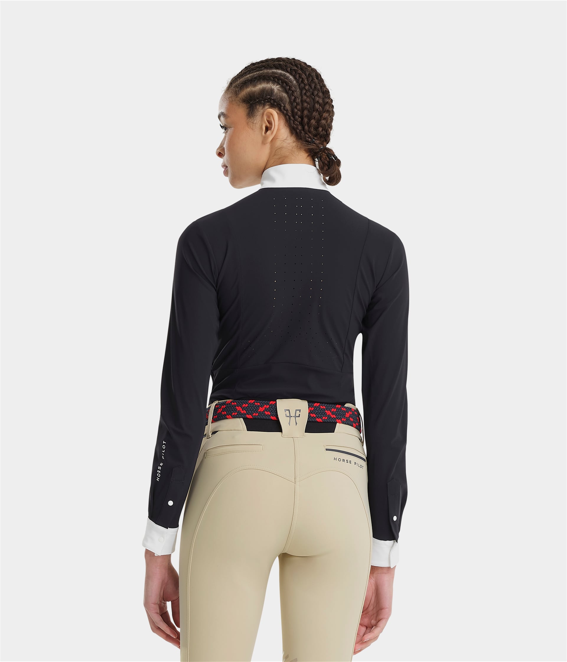 Monica Long-Sleeved camisa de concurso para mujer Horse Pilot para equitación - vista 5
