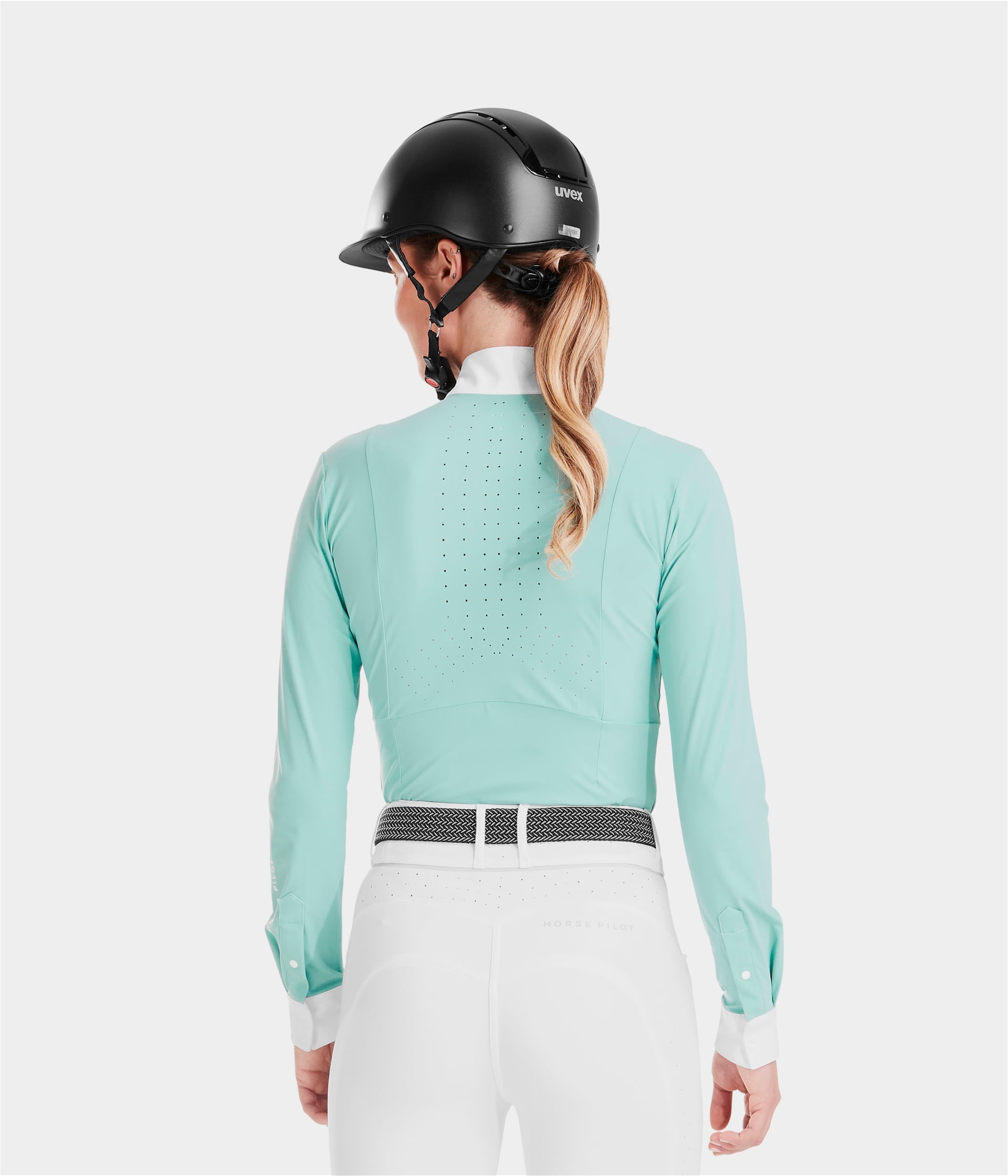 Monica Long-Sleeved camisa de concurso para mujer Horse Pilot para equitación - vista 12
