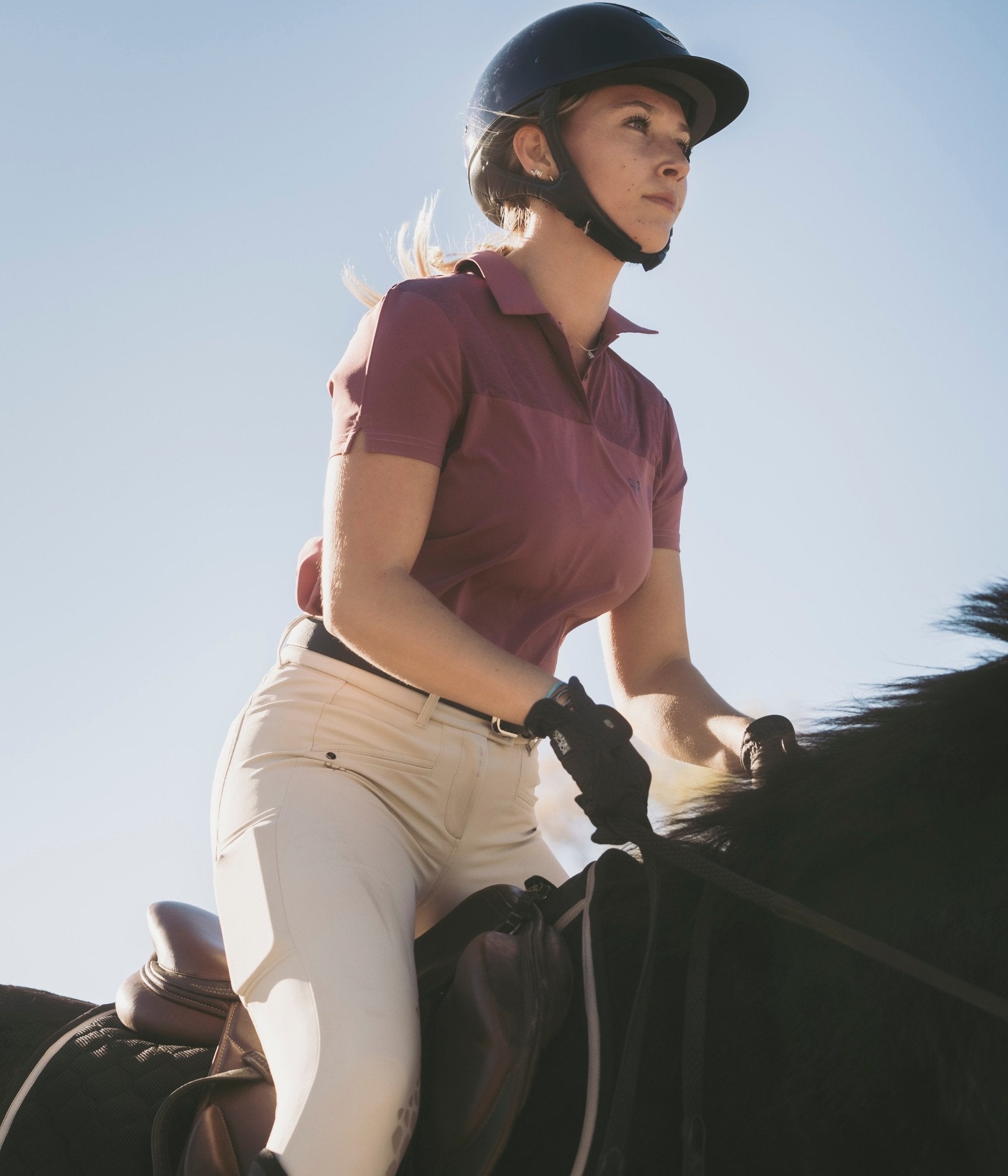 Ariia Breathable Riding Polo Shirt for Women Horse Pilot para equitación