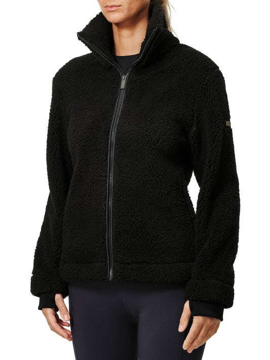 Teddy Fleece chaqueta Equestrian Stockholm Teddy Fleece chaqueta Black para equitación