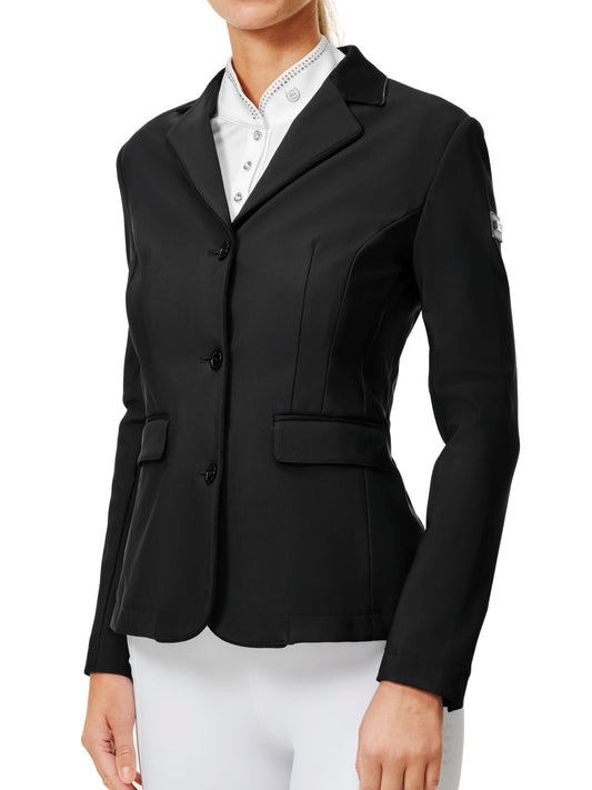 Classic chaqueta de concurso Equestrian Stockholm Classic chaqueta de concurso Black para equitación