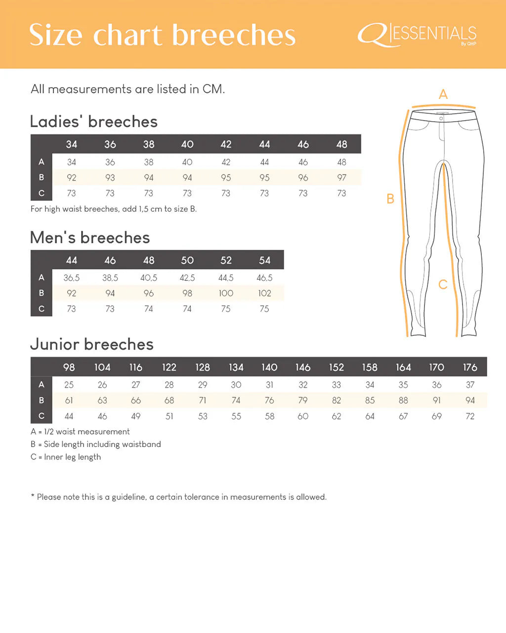 Pantalones Pantalón Breeches Junior QHP para equitación - vista 6