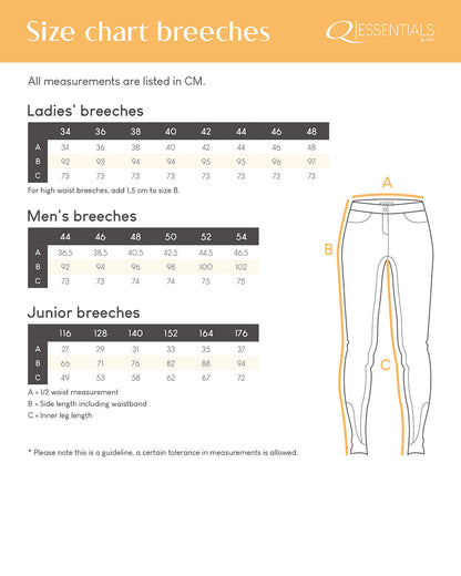 Pantalones Pantalón Breeches Adult QHP para equitación