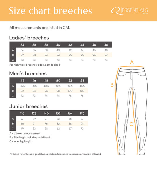 Pantalones Pantalón Breeches Adult QHP para equitación