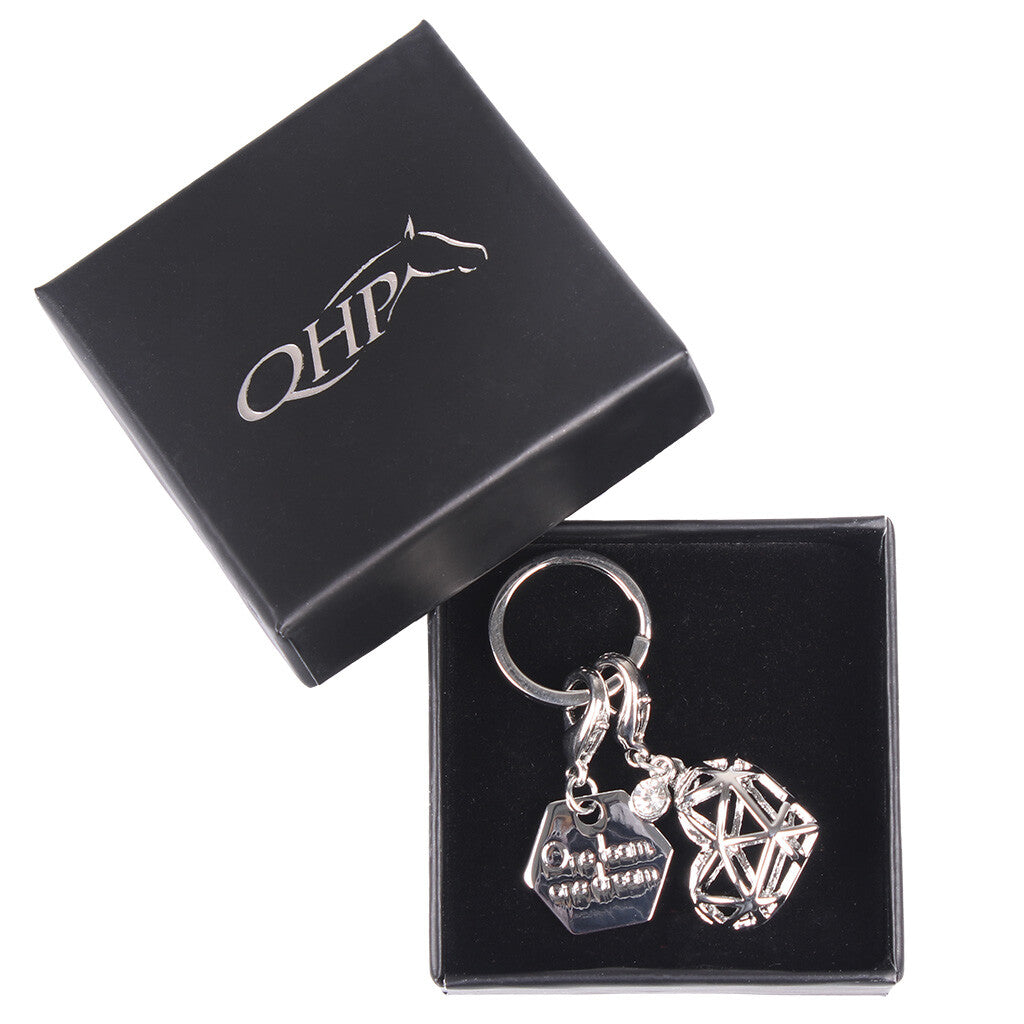 Cabezada inglesa Cabezada inglesa charms text QHP para equitación - vista 3