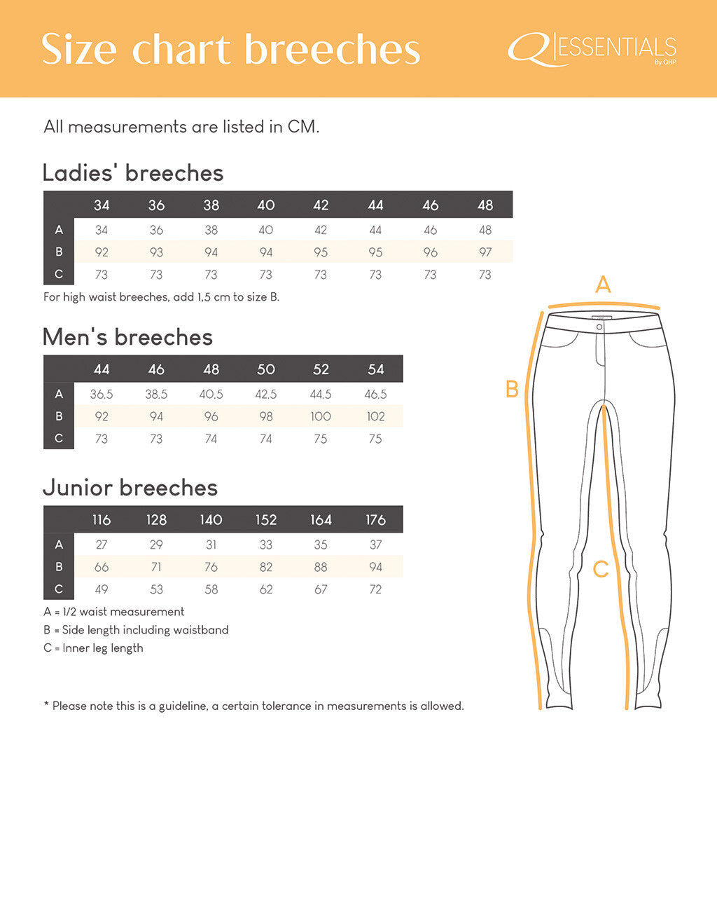 Pantalones Pantalón Breeches Junior full grip QHP para equitación - vista 11