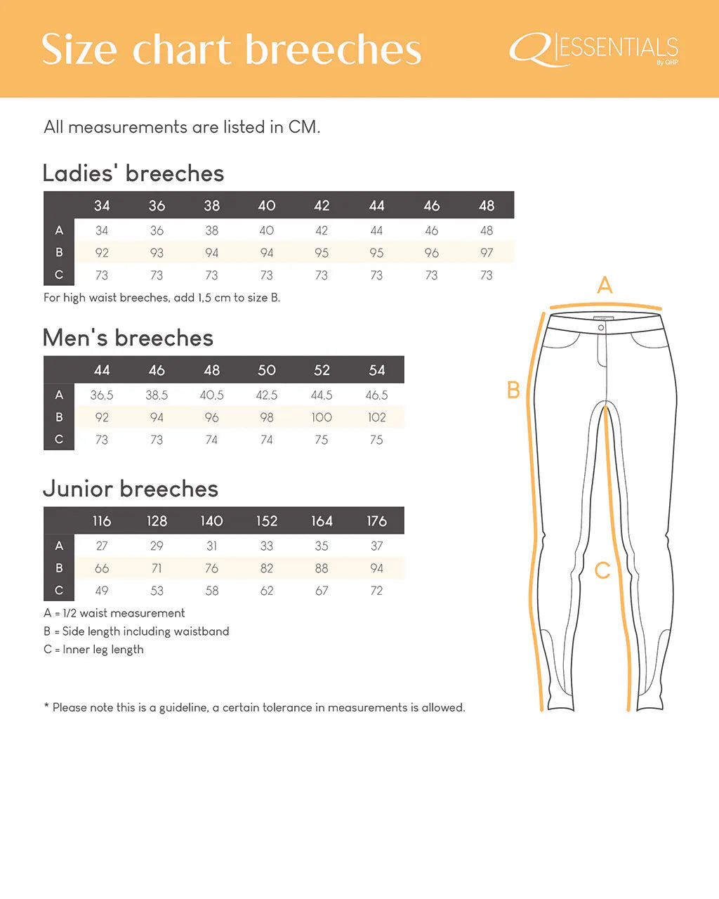 Pantalones Pantalón Breeches Junior full grip QHP para equitación - vista 12