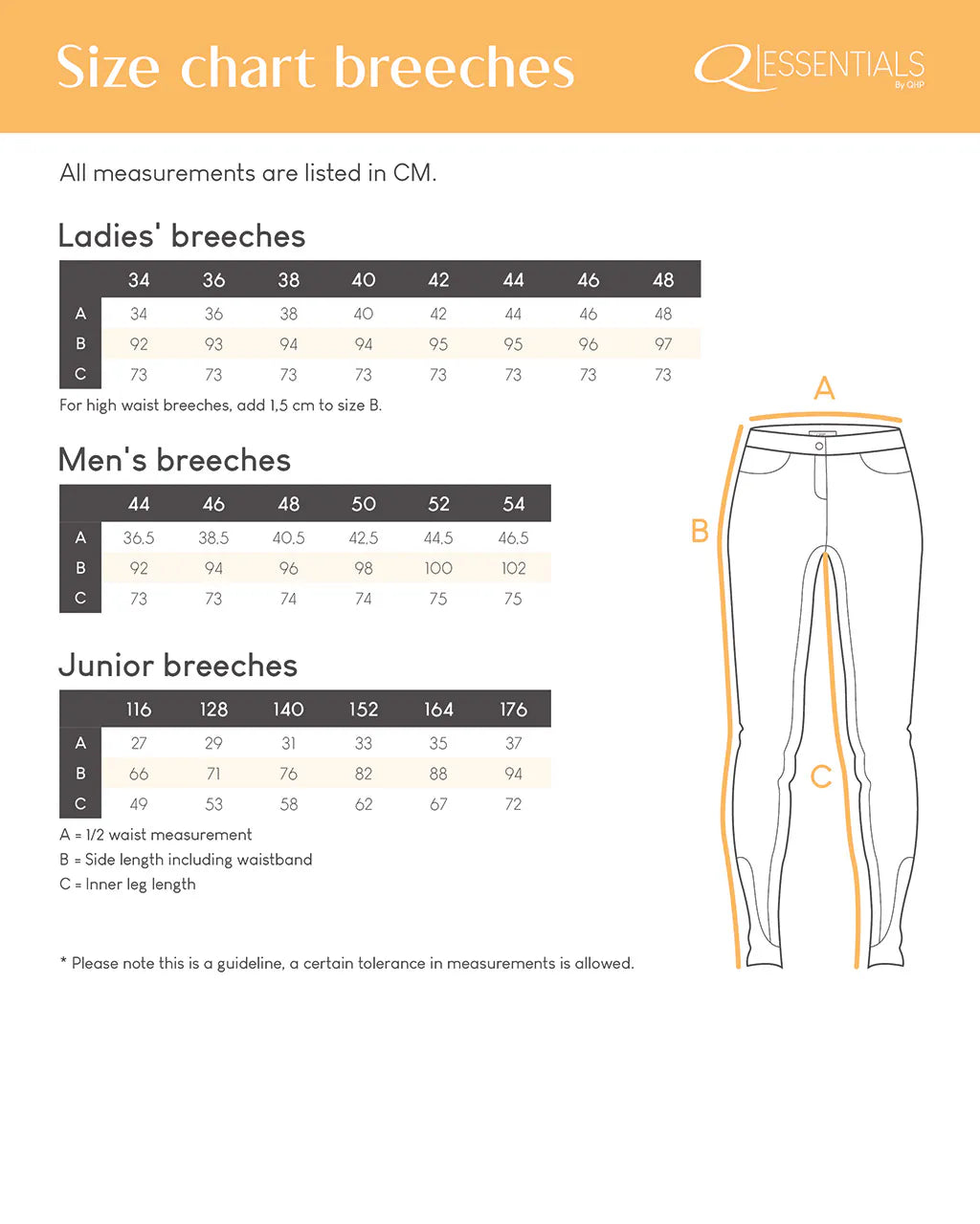 Pantalones Pantalón Breeches Junior full grip QHP para equitación - vista 16