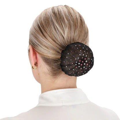 Accesorios para jinete redecilla para pelo Rhinestone QHP para equitación - vista 10