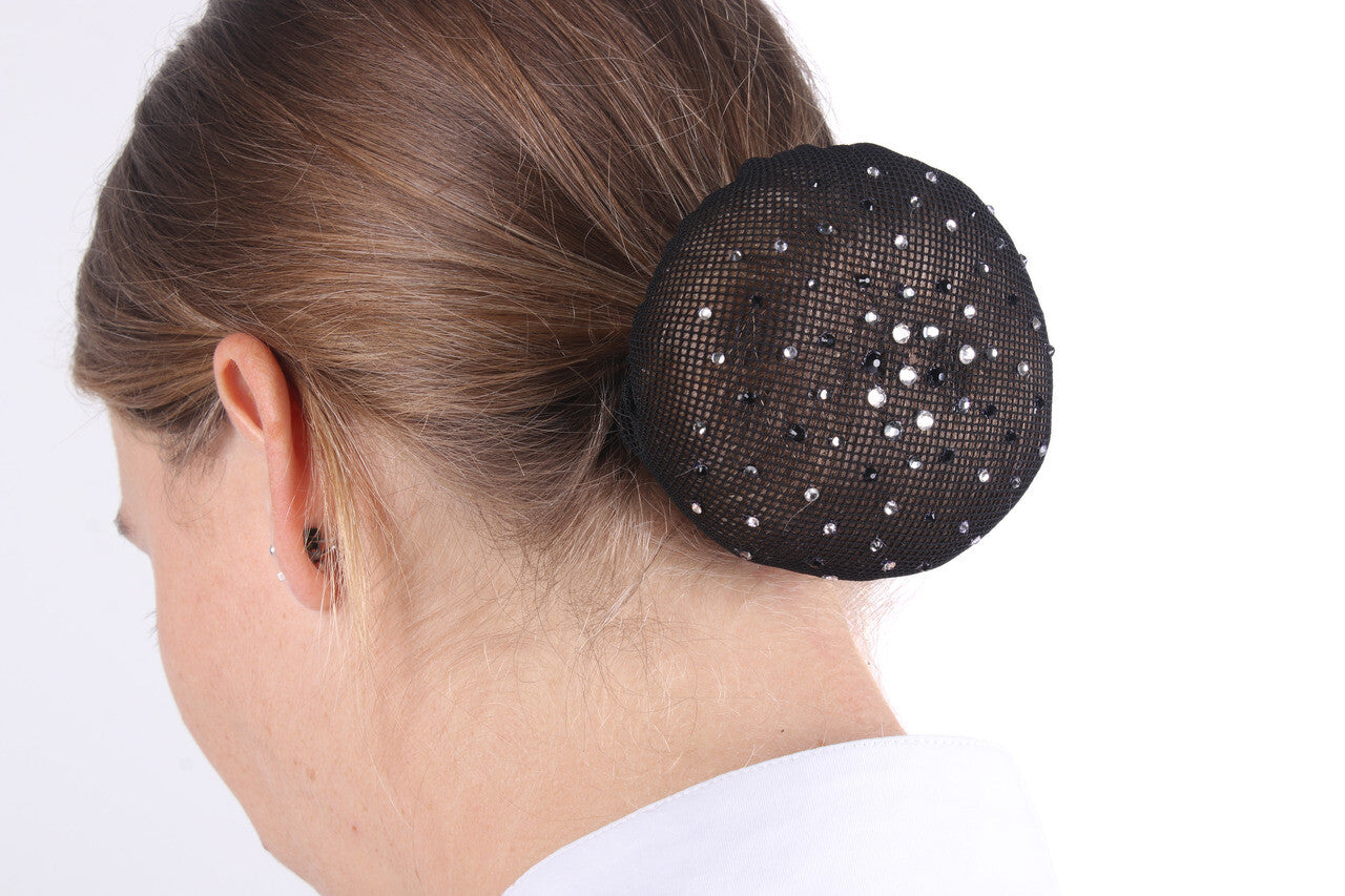 Accesorios para jinete redecilla para pelo Rhinestone QHP para equitación - vista 13