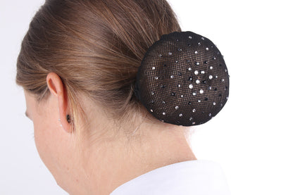 Accesorios para jinete redecilla para pelo Rhinestone QHP para equitación - vista 13
